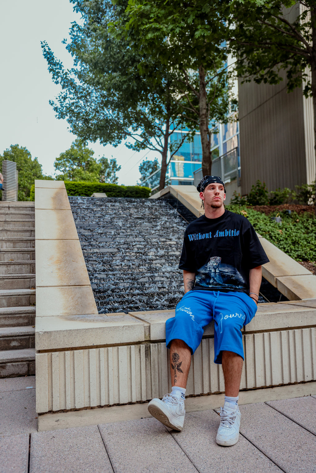 Royal Blue Sweat Shorts