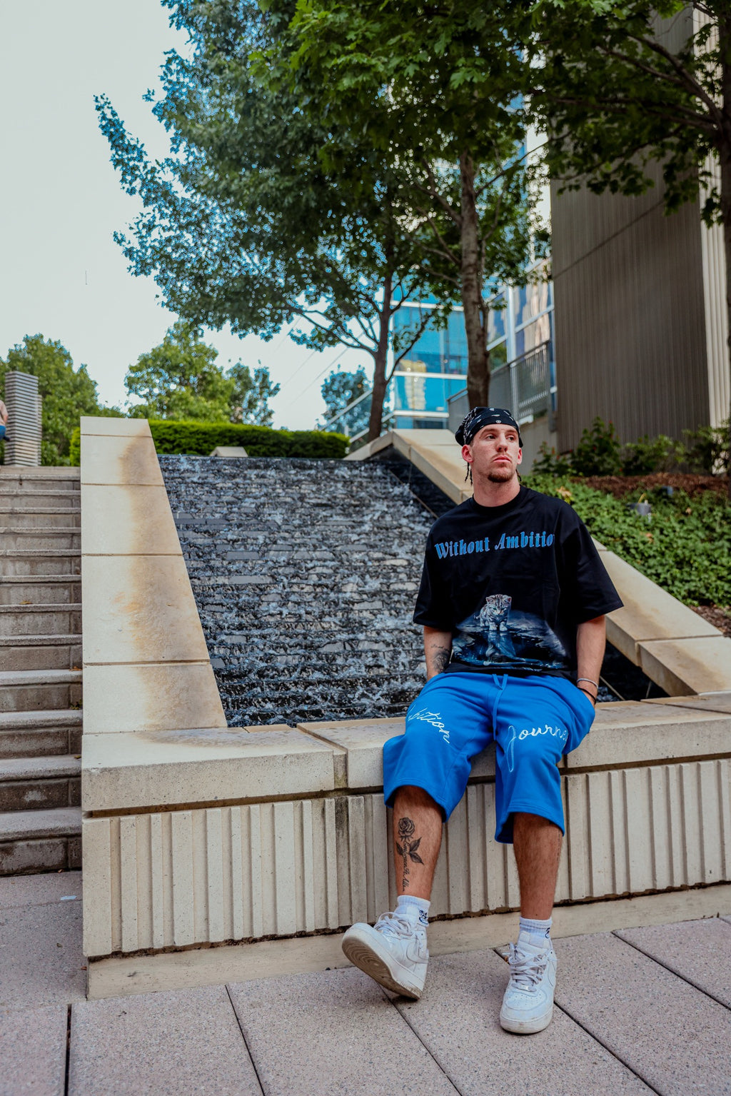 Royal Blue Sweat Shorts