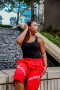 True Red Sweat Shorts
